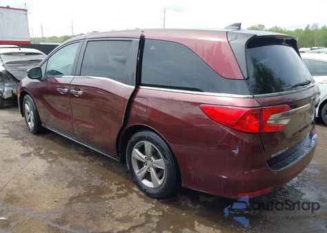 2018 Honda Odyssey Ex z USA, uszkodzony, nr VIN 5FNRL6H56JB015557
